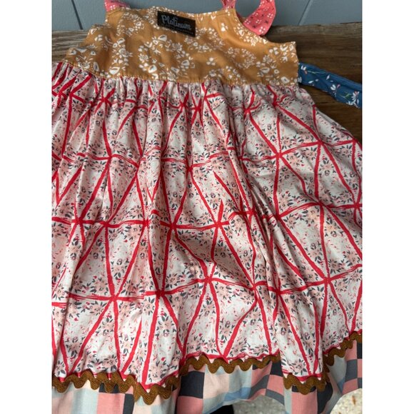 Matilda Jane Girls Size 6 Mix Print Dresses Set Of 4 With Floral & Geometric Pat - Picture 15 of 16